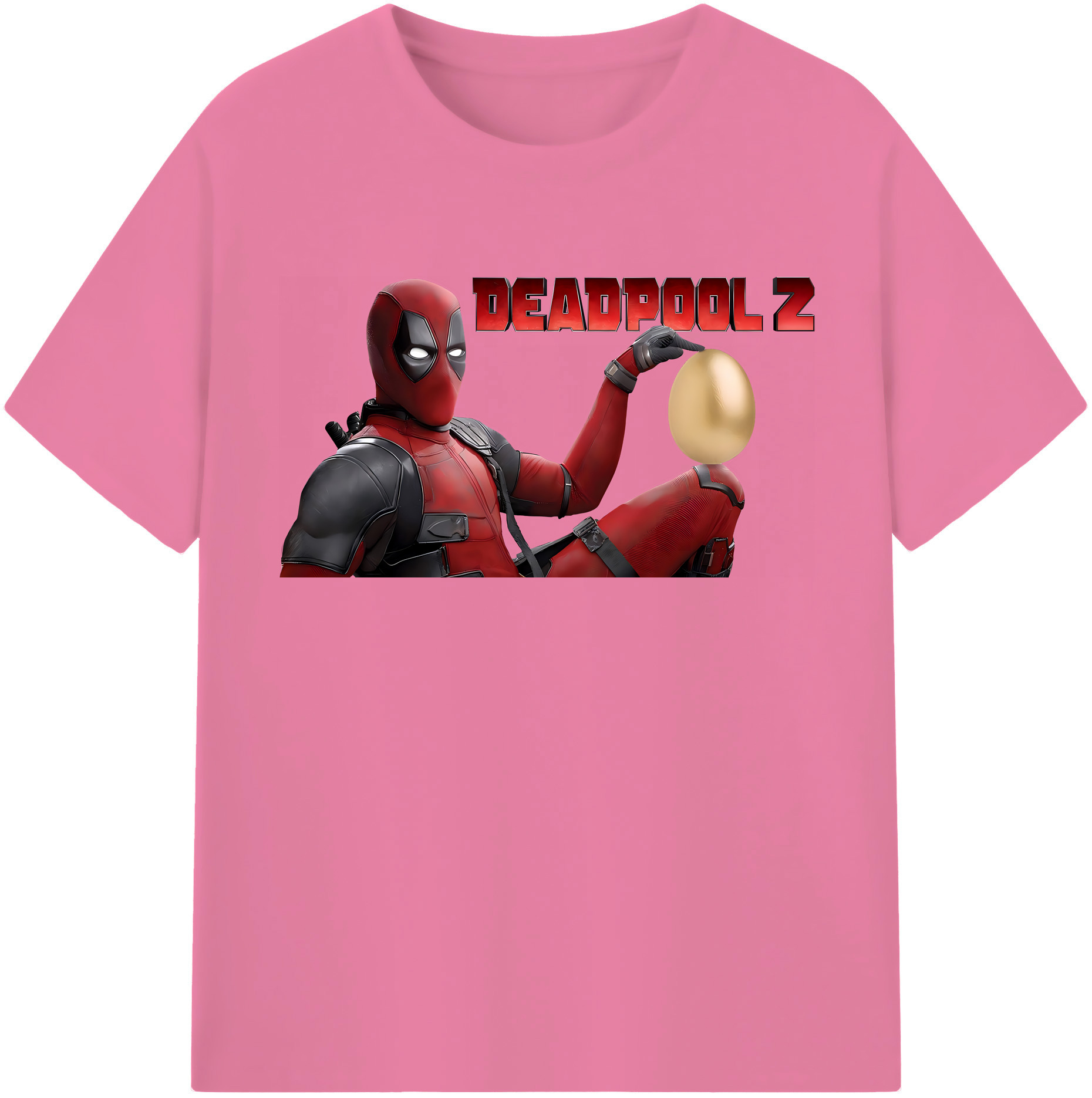 （画像用） Deadpool デッドプール 綿100％半袖Tシャツ（フロントプリント）